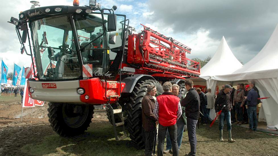 Ook veel aandacht voor spuittechniek, waaronder deze zelfrijdende spuit van Agrifac.