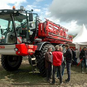 Ook veel aandacht voor spuittechniek, waaronder deze zelfrijdende spuit van Agrifac.