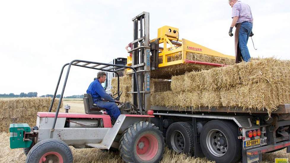 Op deze manier kan een vrachtwagen sneller geladen worden, is de ervaring van Vermue.