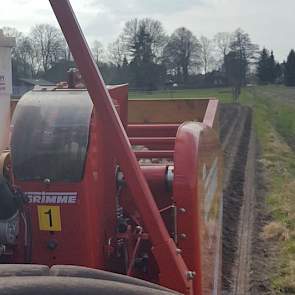 De mechanisatie heeft Hoiting gezamenlijk met zijn collega Sloots. Samen telen ze circa 75 hectare aardappelen. Daarnaast verzorgen ze in loonwerk de aardappelen van een collega-teler (circa 30 hectare aardappelen).