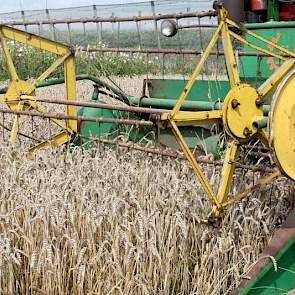 Het maaibord heeft een breedte van ongeveer 2,56 meter. De capaciteit van de machine is niet heel groot: 'Ongeveer 3 hectare per dag, maar dan moet je goed je best doen', aldus Lijster.