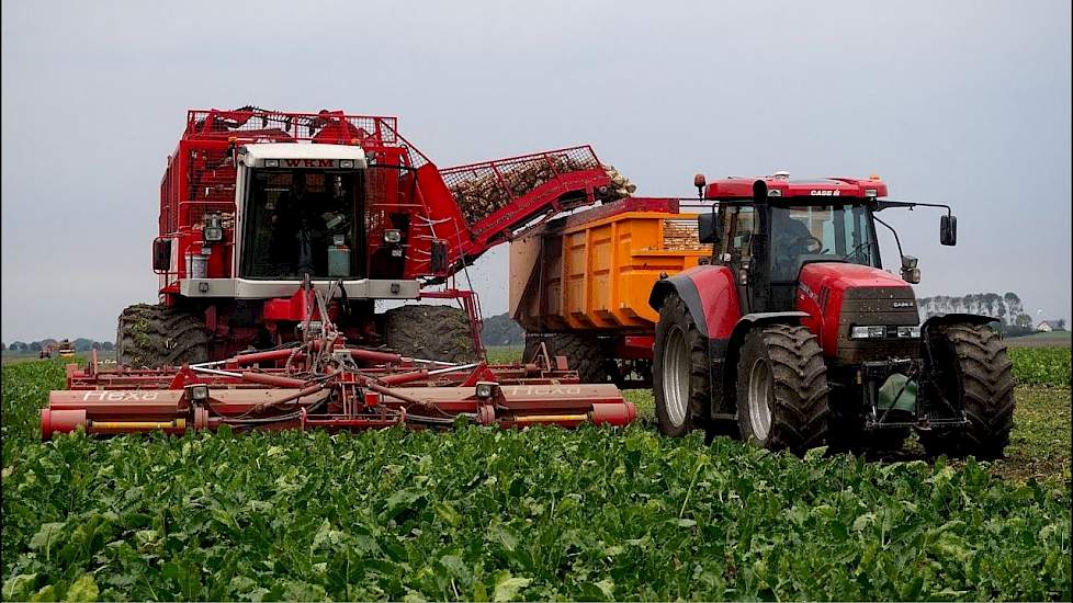 Bietenoogst met vier keer Agrifac met Loonbedrijf Feunekes & Speelman