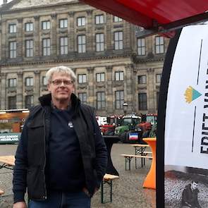 Paul van Elderen, akkerbouwer uit Zeewolde (FL): „We beseffen ook dat er al jaren gepraat wordt. Dat we ook al jaren niet gehoord worden en dat er in Den Haag überhaupt weinig luisterende oren zijn. Dat zal uiteindelijk leiden tot minder publieksvriendeli