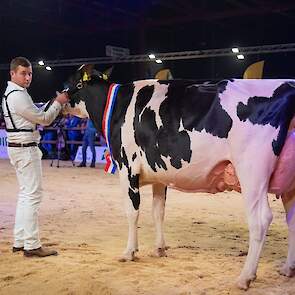 Heerenbrink Angelina van de familie Steegink-van den Berg uit Okkenbroek prolongeerde haar algemene kampioenstitel van vorig jaar.