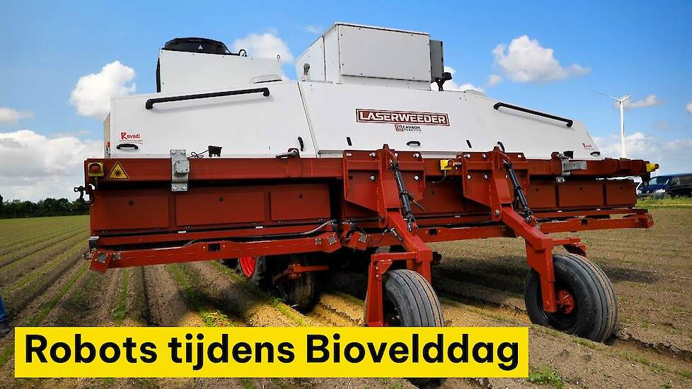 Robots publiekstrekkers tijdens Biovelddag