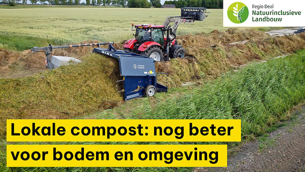 Compost uit de regio heeft grote meerwaarde voor akkerbouwer Hegge