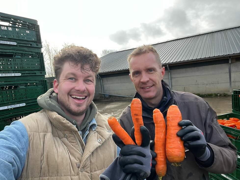 Thibaud van der Steen (links, No Waste Army) is uitgeroepen tot Foodheld 2024.